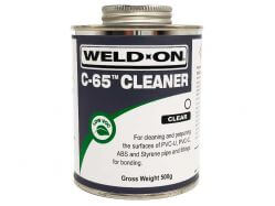 WELD ON Cleaner PVC, PVC-C & ABS (500g)