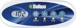 Balboa VL200 Bedienfeld (4 Tasten)